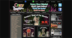Desktop Screenshot of crazytrophy.com